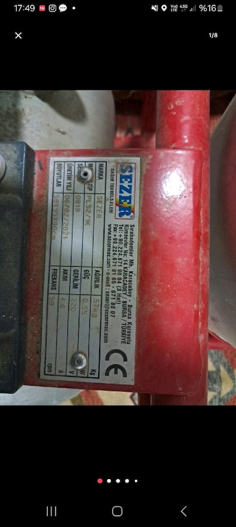 Sezer Süt sağım makinesi - 2