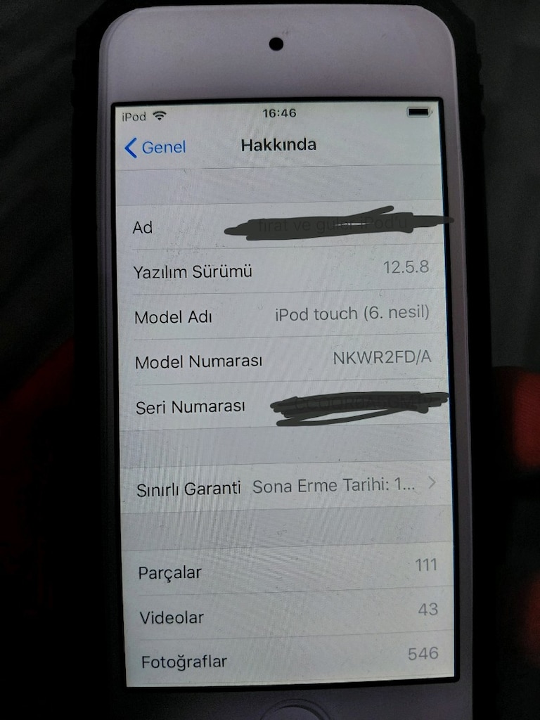 apple ipod touch 6.nesil ve airpods 4. nesil kulaklık-son bir hafta - 5