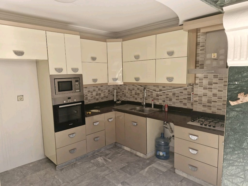 Mutfak dolabı+tezgahı evye musluk komple - 5