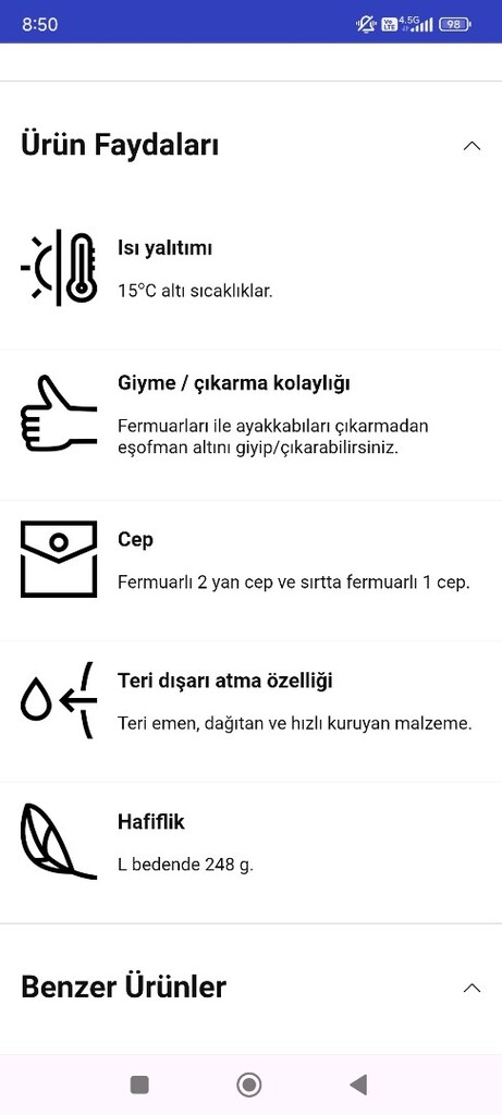 erkek eşofman altı L.beden - 8