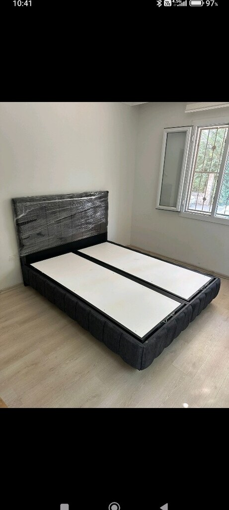 160/20/ cm'lik baza Başlık petli yatak takım sandıklı baza - 3