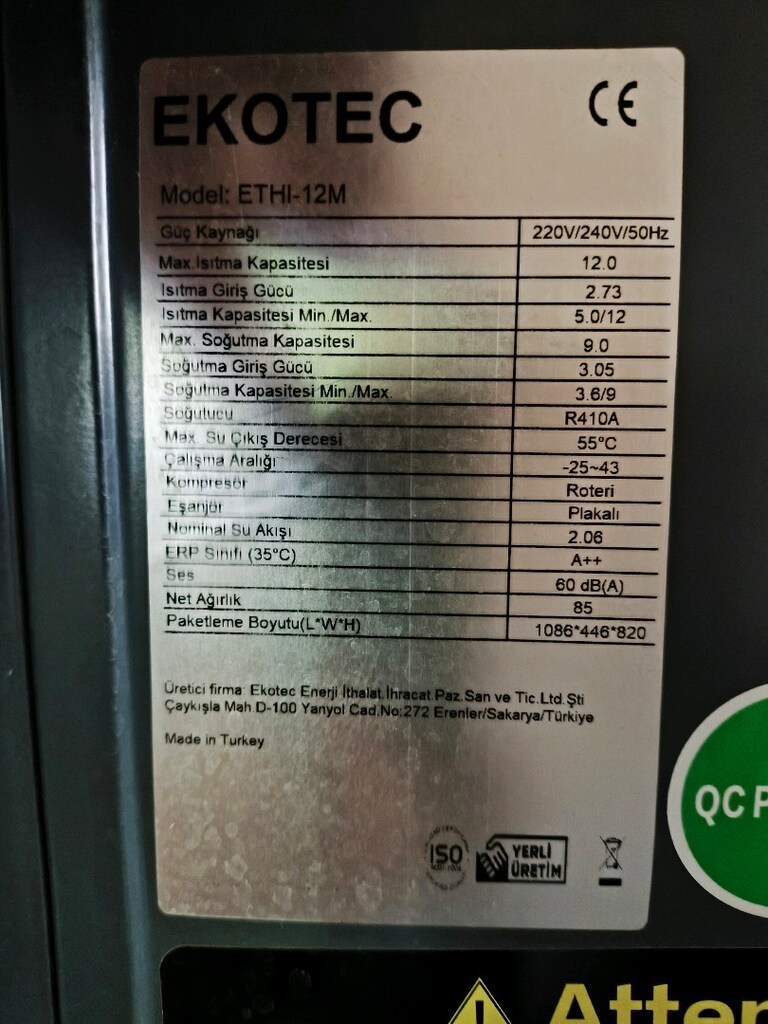 EKOTEC 12KW ISI POMPASI - 2