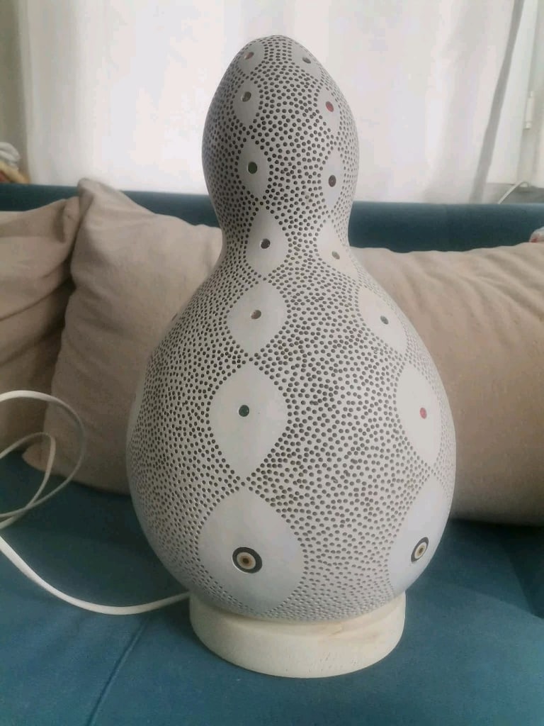 Abajur süs kabağı kırık çatlak yok - 3