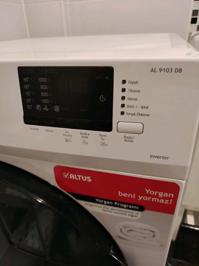 Altus AL 9103 DB Inverter Çamaşır Makinesi – Garantili - 2