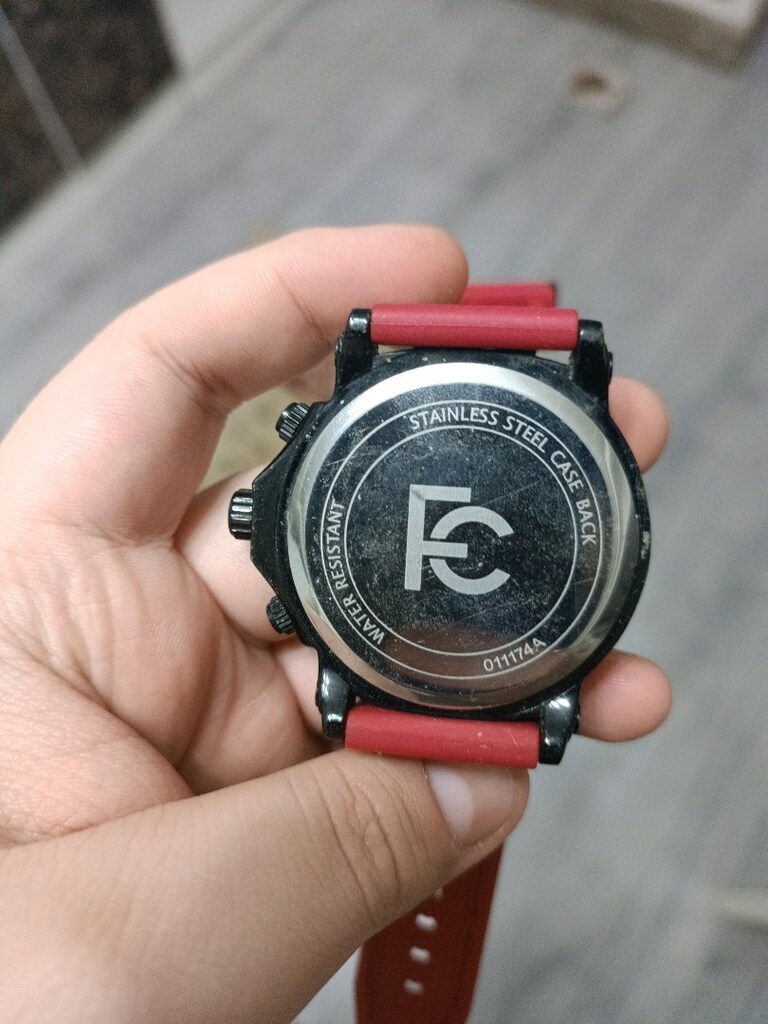 ferrucci kırmızı kordunlu spor saat - 4