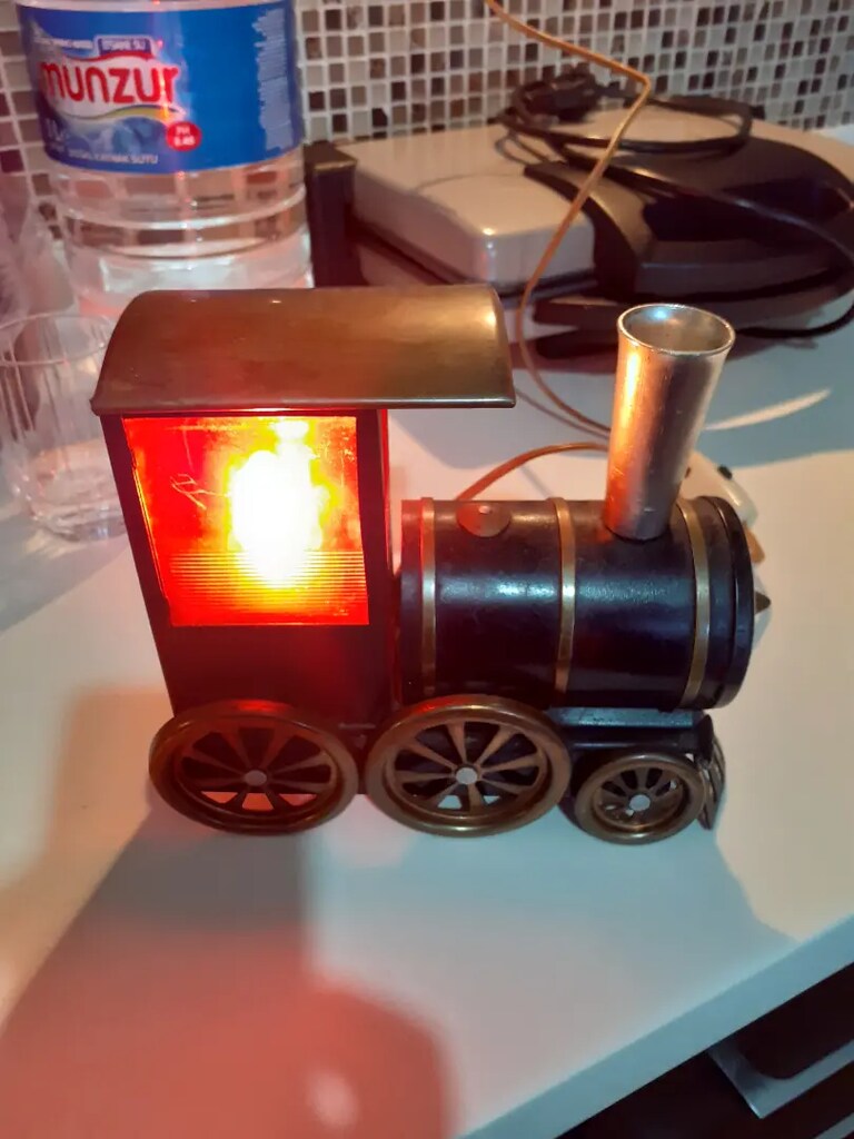 Antika metal Lokomotif Çuf Çuf - 5
