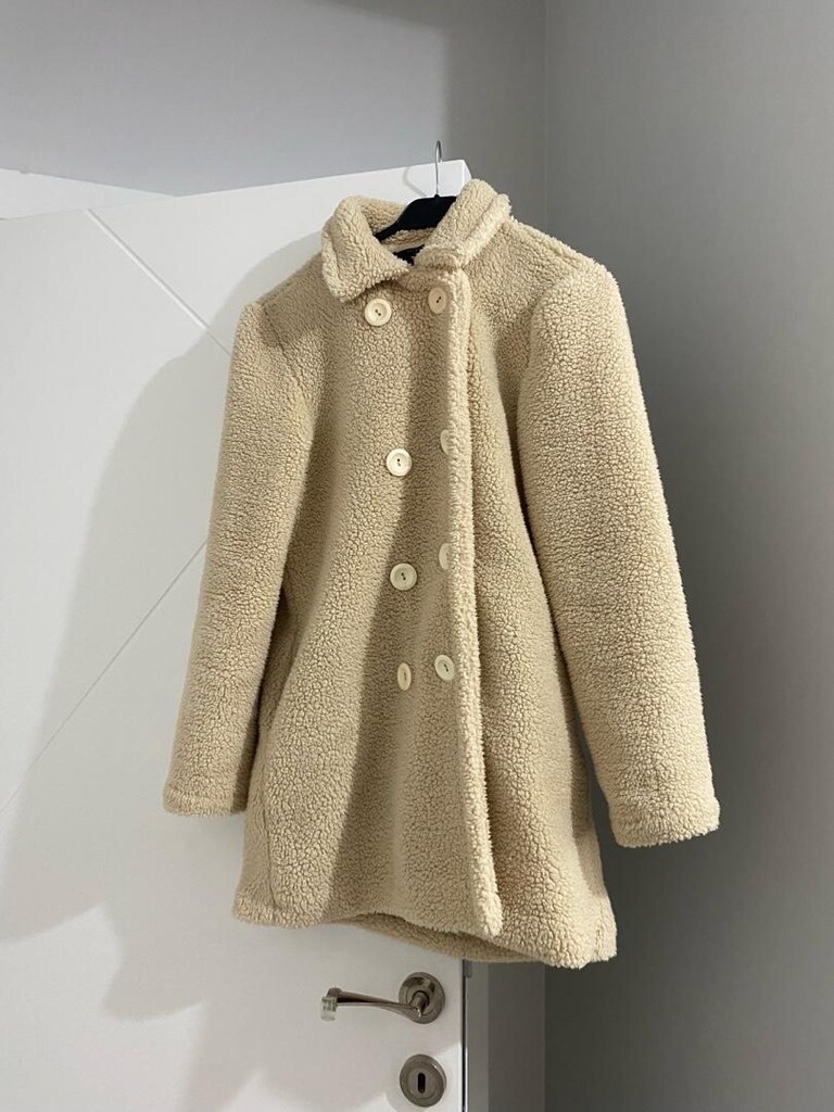 krem peluş kaban - 2