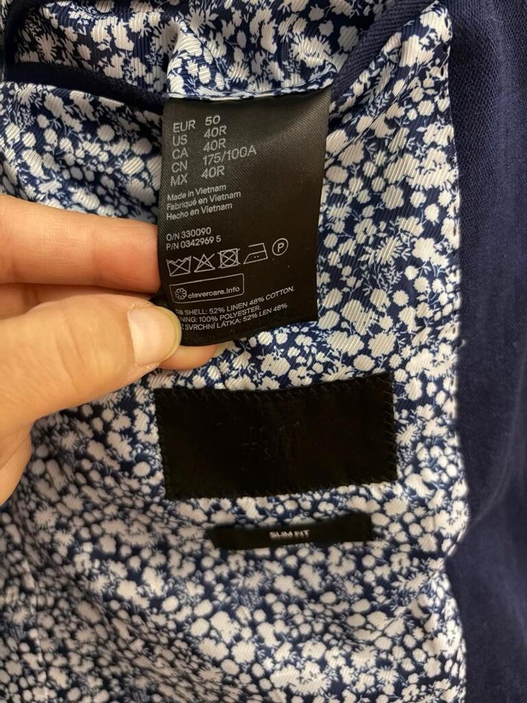 H&M lacivert takım elbise - 4