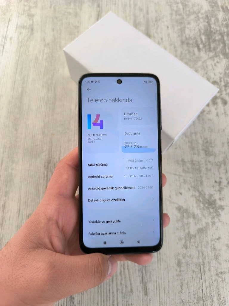 REDMİ 10 2022 128GB TERTEMİZ - 3
