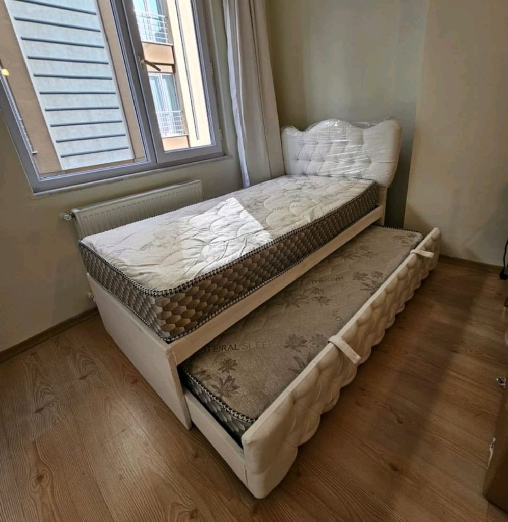 Yavrulu baza başlık yatak seti 2 adet yatak dahil - 5