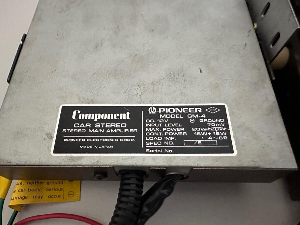 Pioneer KP-77G , Pioneer GM-4 ve Grundig KWV1000 - 10