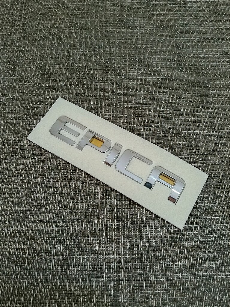 Chevrolet Epica Yazısı Krom - 3