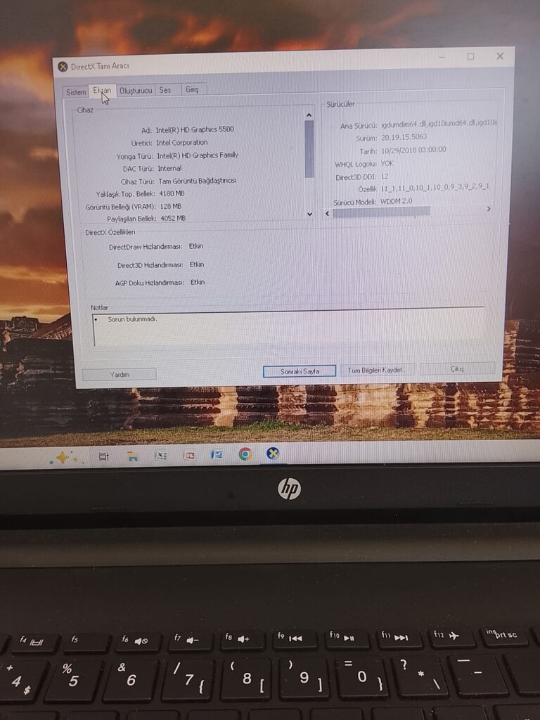 HP 250 G5 / i3 5. Nesil / 8 GB RAM / Çift Ekran Kartlı Laptop - 7