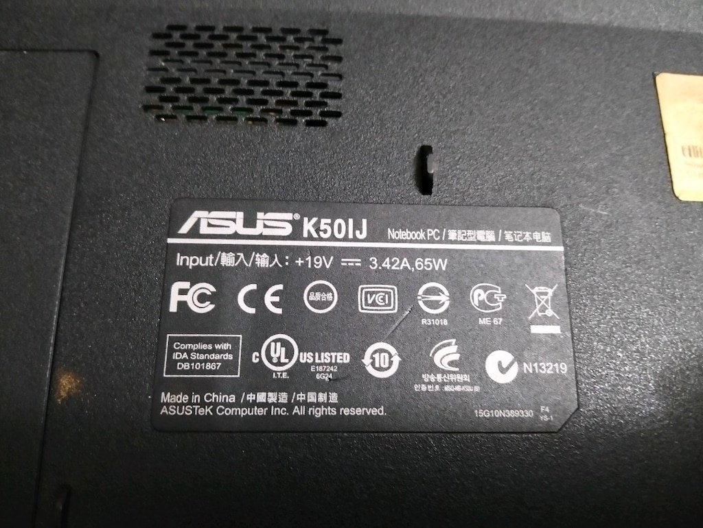 Asus K50IJ çift çekirdekli laptop - 6