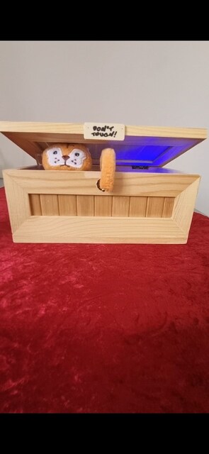 Ahşap Şaka Kutusu (Useless Box)