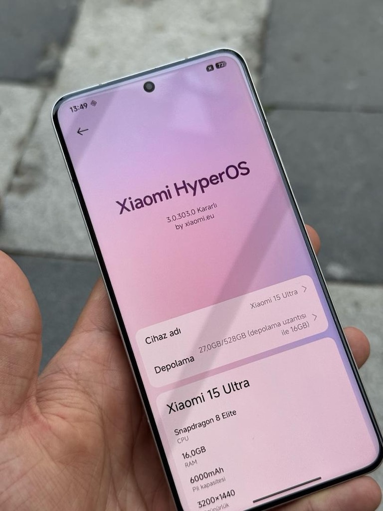 Xiaomi mi 15 ultra kayıtlı 512 gb - 3