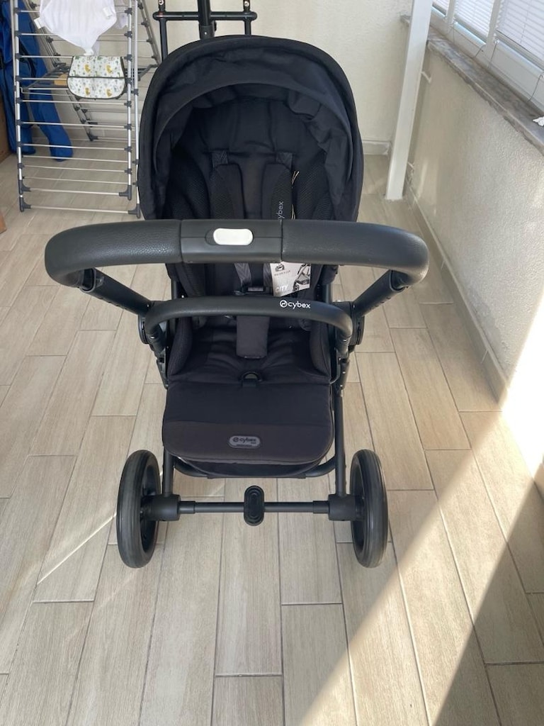 cybex balios s lux black moon black bebek arabası - 5