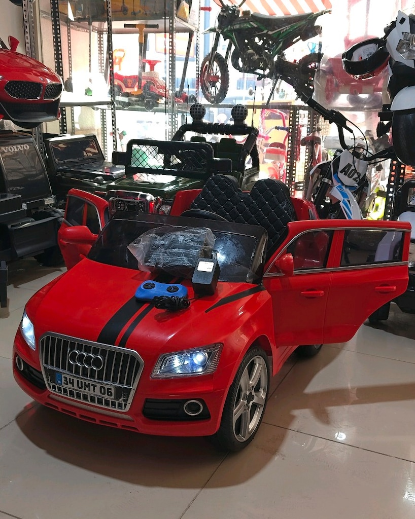 AnkaCar ÇOCUK OTO GALERİ (12+12 2 MOTOR )3 İLERİ KUMANDALI AKÜLÜ ARABA