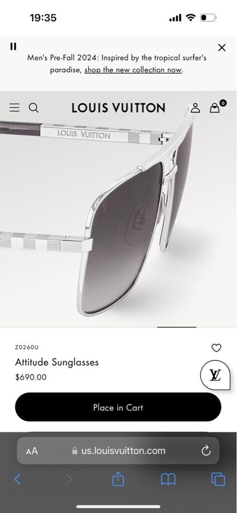 Louis Vuitton gözlük orjinal