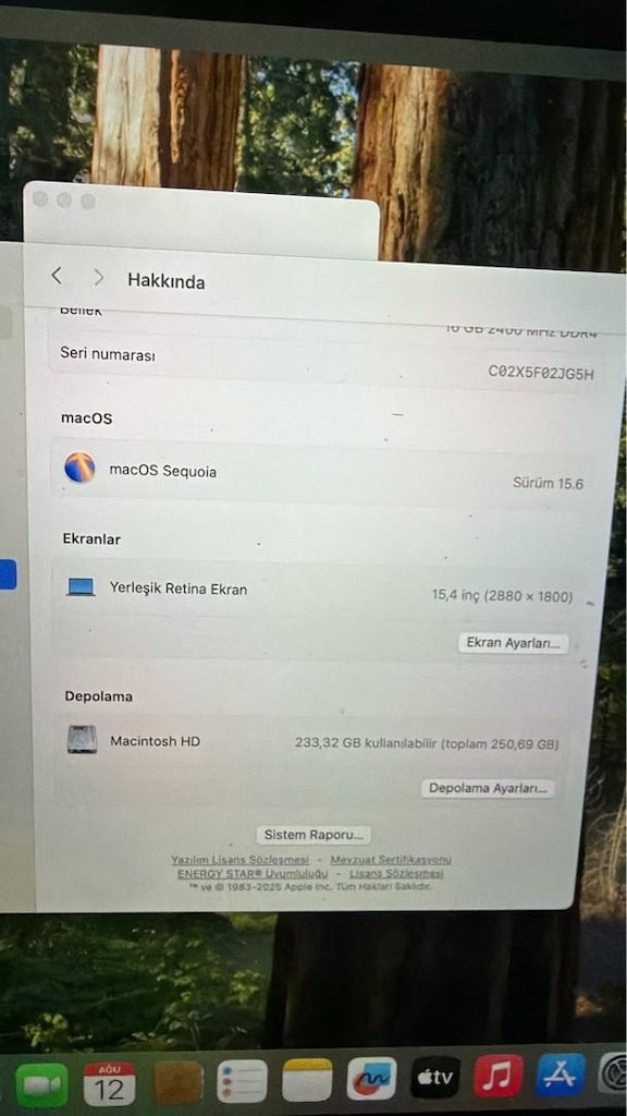 MacBook Pro 15” 2018 i7 / 16 GB RAM / 256 GB SSD – Büyük Ekran - 4
