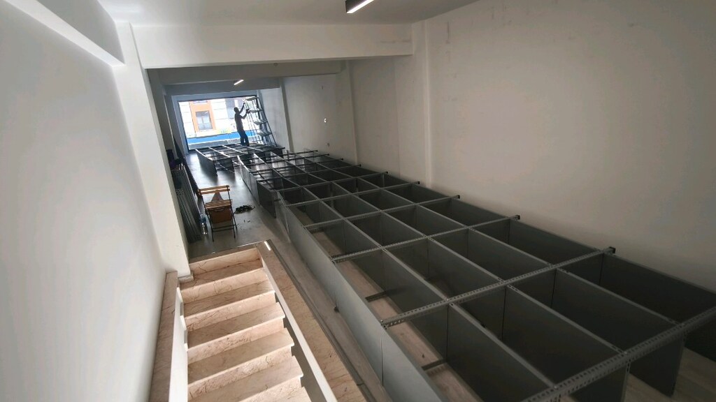 çelik raf depo rafı oto yedek parça rafı ikinci el raf çıkma 93 x 31 - 5