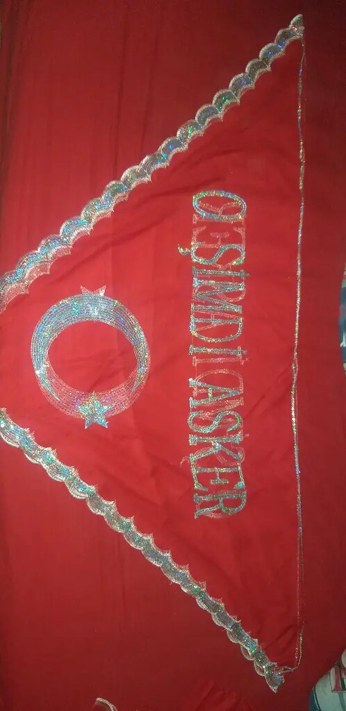Asker pullusu tülbent asker kına gecesi o şimdi asker Asker Şal - 4