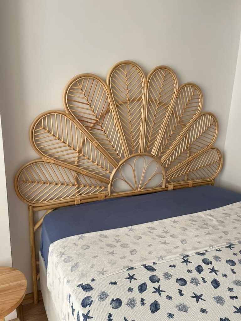Rattan Bambu Yatak Başlık