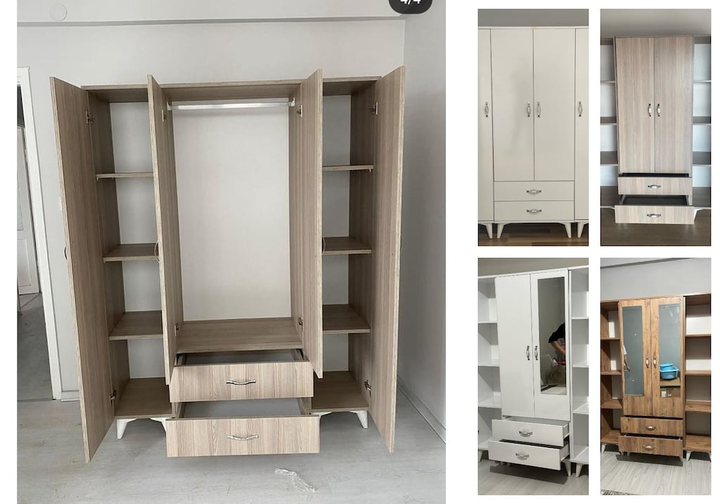 4 kapaklı elbise dolabı crmlcaidbd - 5