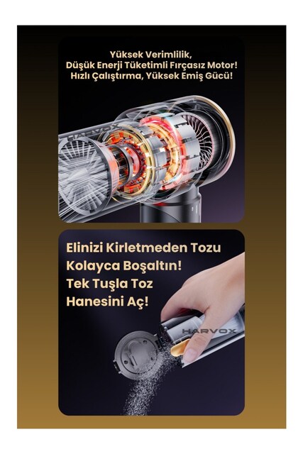 18.000 PA ÇANTALI ARAÇ SÜPÜRGESİ 6.000 MAH