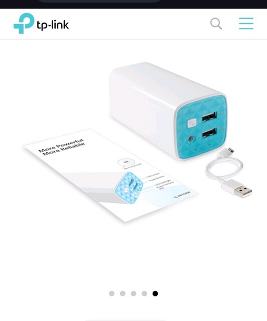 TP-LİNK 10400 MH EL FENERLİ POWERBANK