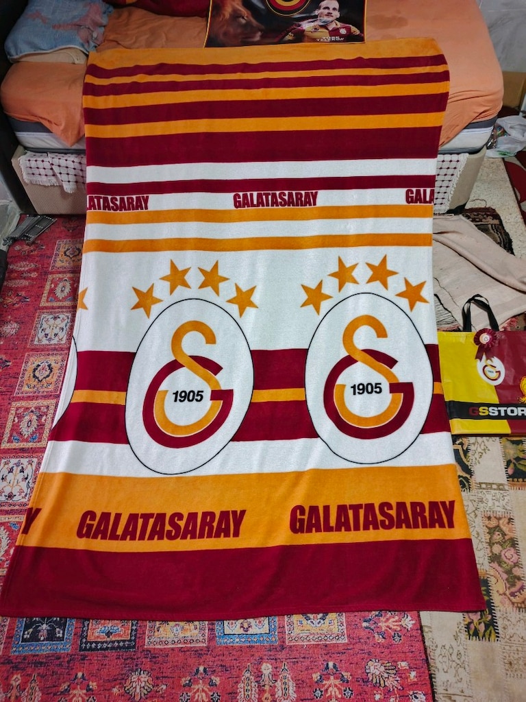 Galatasaray Seti Battaniye Poster Çanta Ahşap Kutu ve Anahtarlık - 2