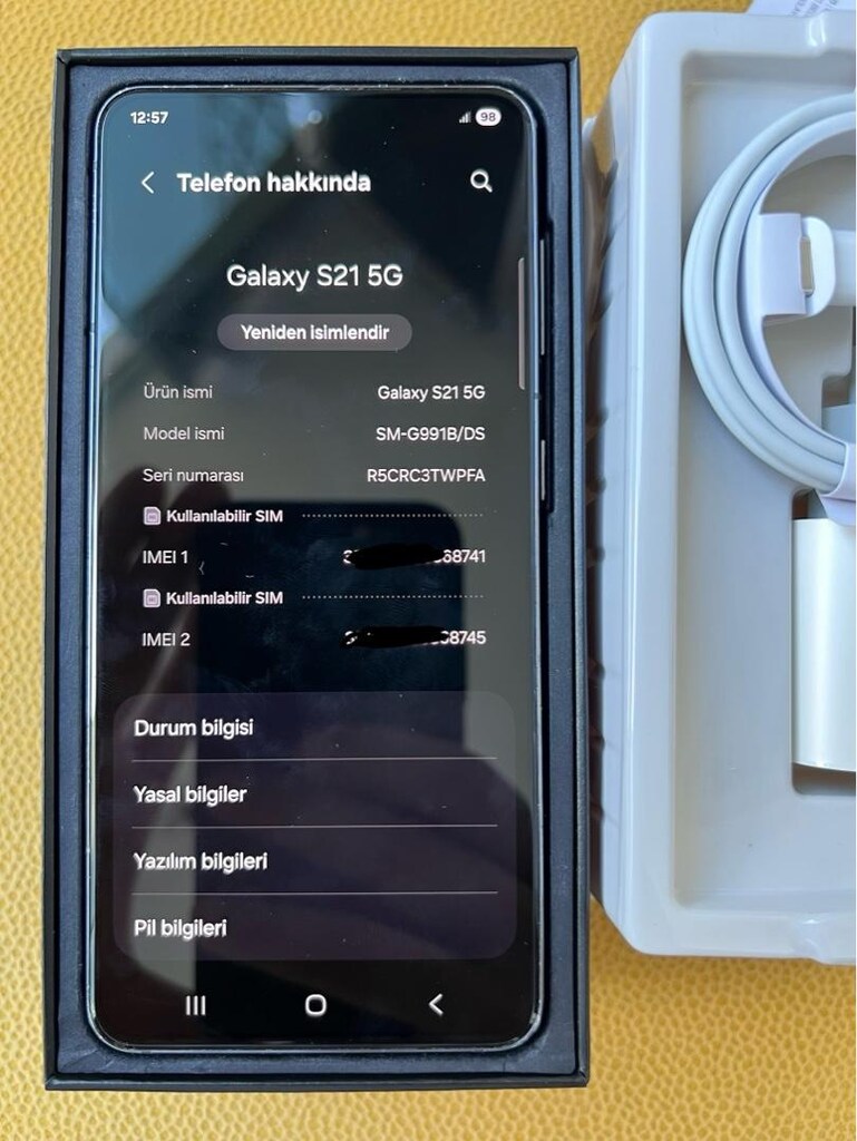 Samsung S21 5G 8/128 GB Orjinal TR Cihaz - 8