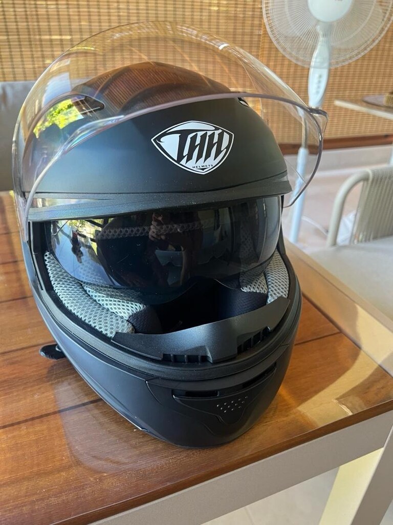 THH full face çocuk motosiklet kaskı. - 5