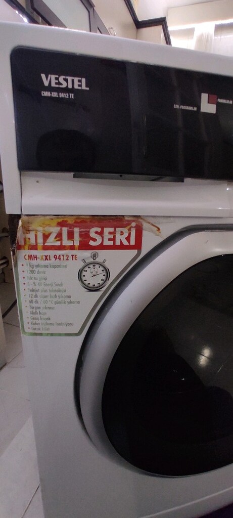 Vestel 9 kğ çamaşır makinası - 7