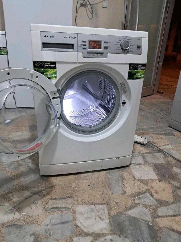 sıfır gibi arcelik 9kloluk camaşır makinesi 9.500tl - 7