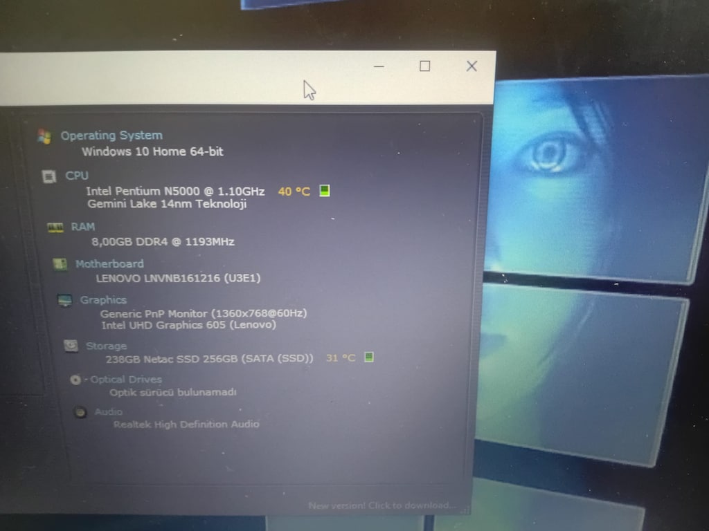 LENOVO LAPTOP - 4