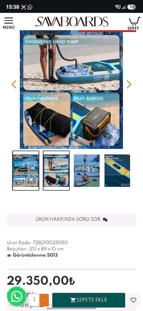 Sava Boards Coral King Sup Boards - 4