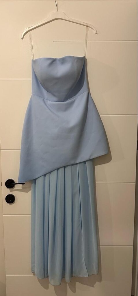 Bebe mavisi abiye elbise - 3