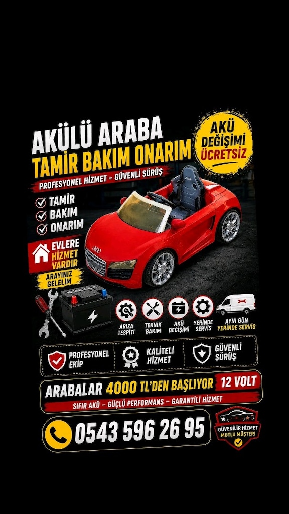 akülü araba - 2