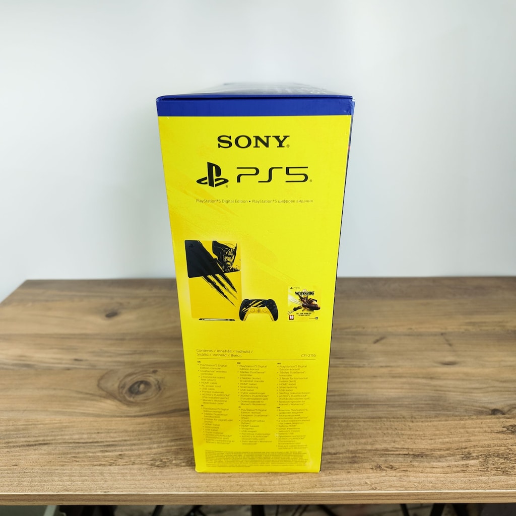 PLAYSTATION 5 SLIM DİJİTAL VERSİYON WOLVERINE EDITION SIFIR ÜRÜN - 3