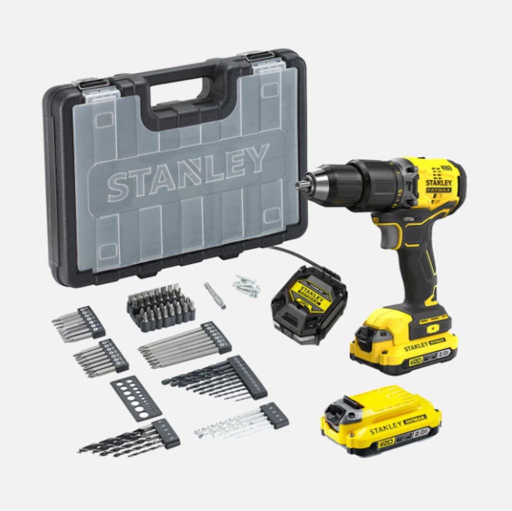Stanley 18V 60 Nm 2Ah Çift Akülü Kömürsüz Darbeli Matkap - 3
