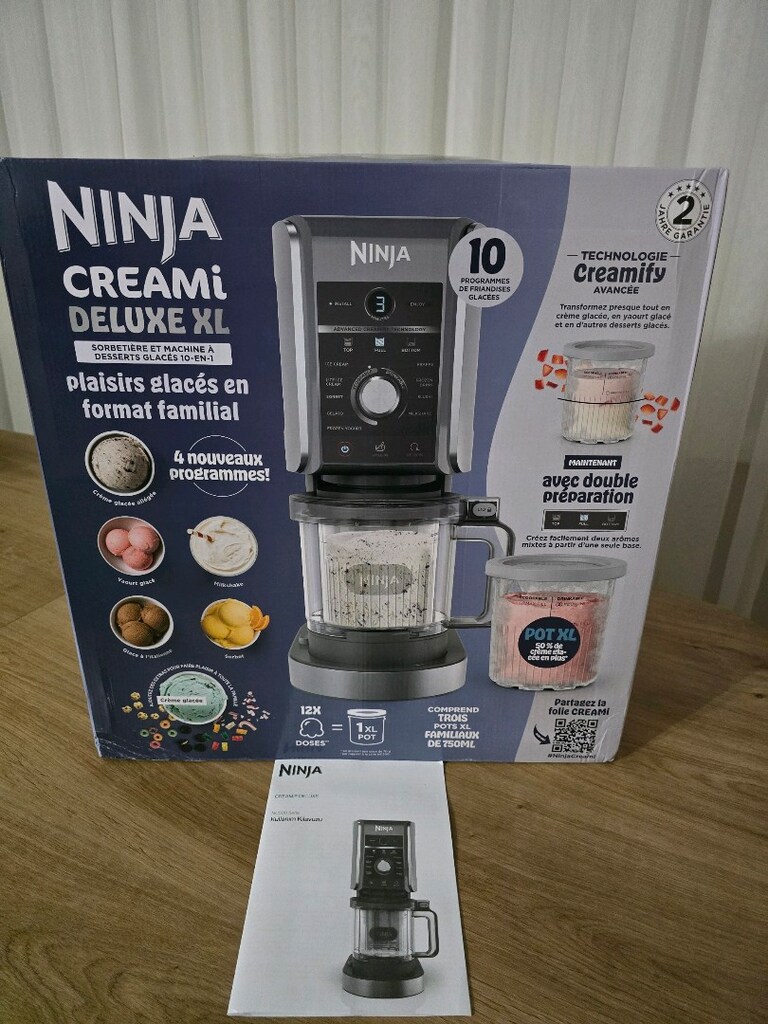 Ninja CREAMi Deluxe 10-in-1 Dondurma ve Frozen Makinesi Sıfır KapaKutu - 2