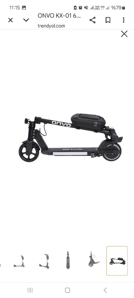 ONVO KX 01 SİYAH RENK SIFIR ADINIZA FATURALI 2 YIL GARANTİLİ - 3