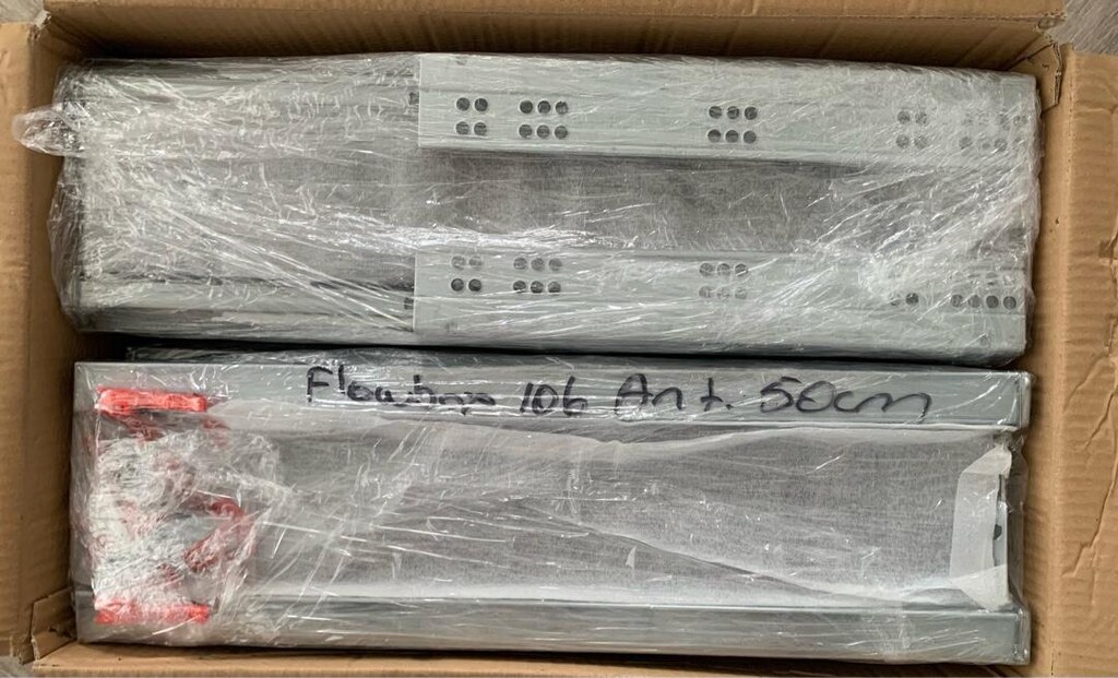 Samet Flowbox Çekmece Rayı Takımı bordürlü 106/18 500 106/18 400 - 13