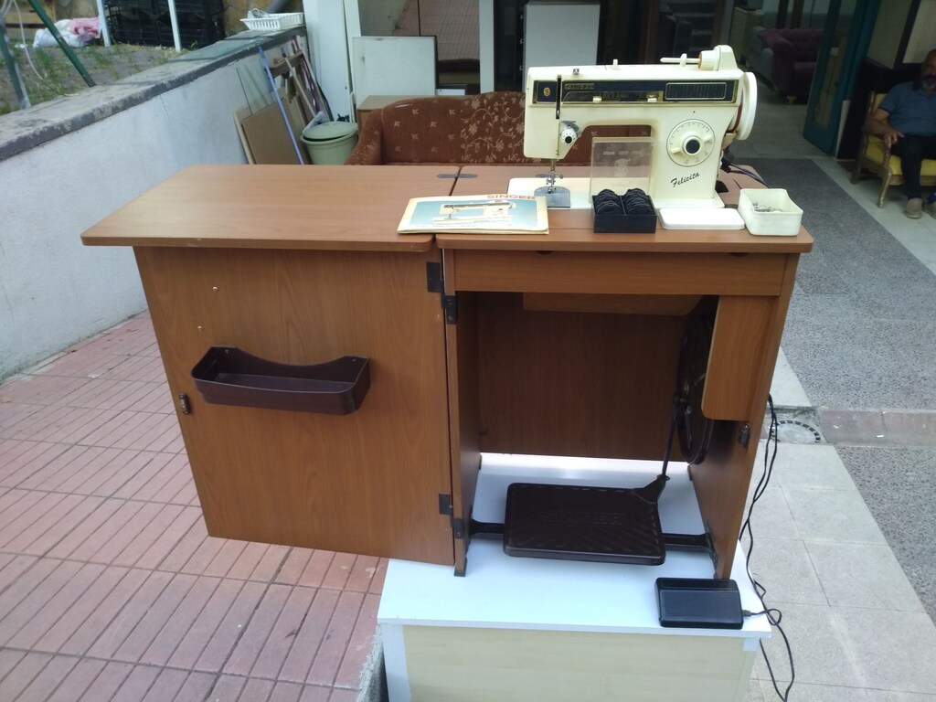 SINGER FELICITA 1288 – MOBİLYALI KONSOL TİPİ DİKİŞ MAKİNESİ YENİ AYARI - 12