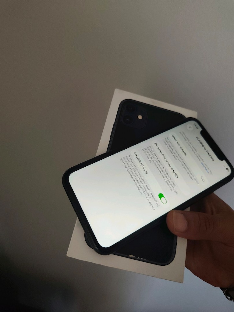 İPHONE 11 64 GB TR CİHAZI PİL 81 TAMİRSİZ - 3