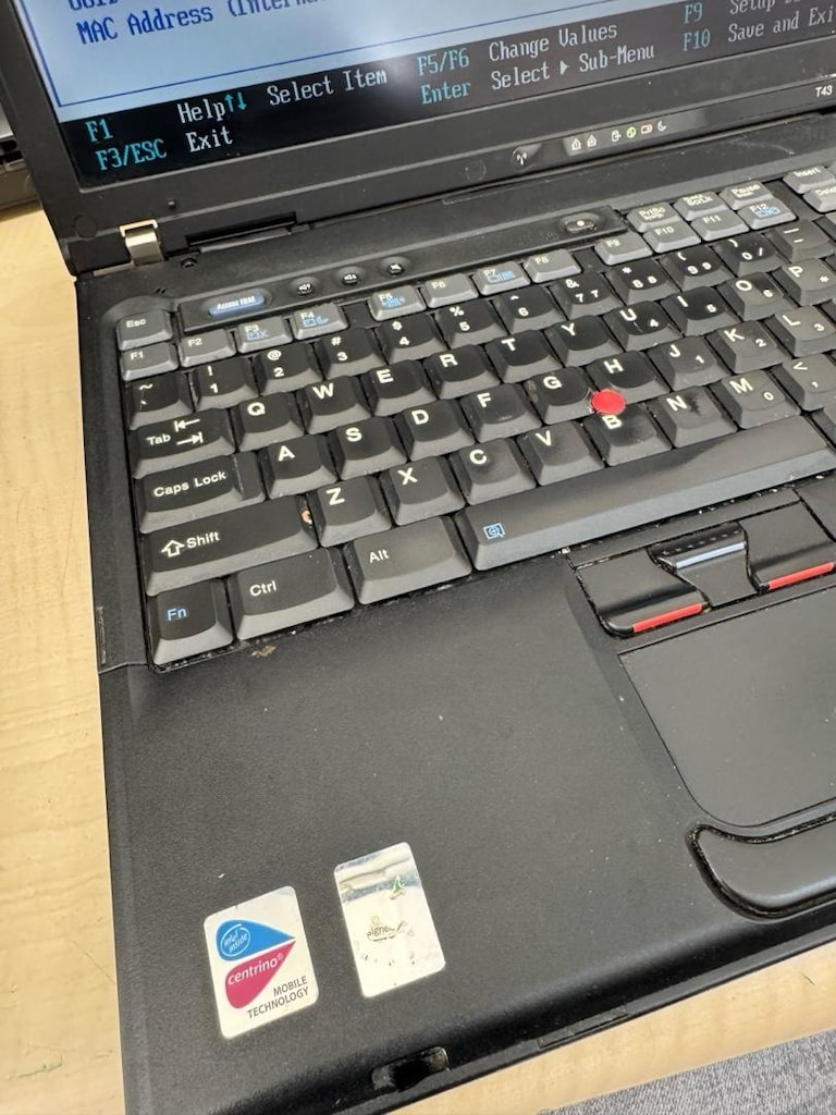 IBM ThinkPad T43 / Retro Laptop + Şarj Aleti (LPT Portlu) - 3