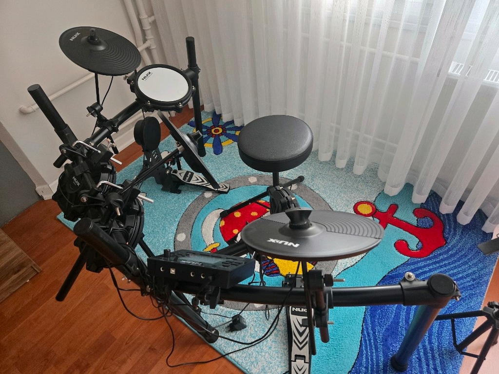 NUX DM-210 Elektronik Bateri Temiz, Sorunsuz, Tabure Dahil - 2