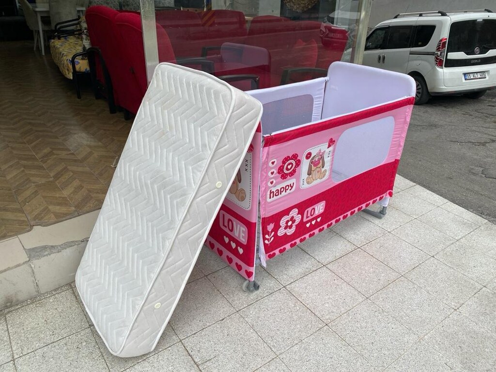 YATAKLI 60-120 CM KURMALI BEBEK BEŞİĞİ - 2
