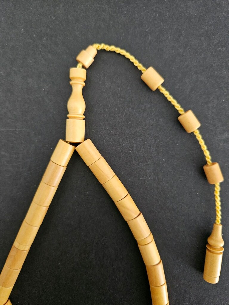 Kesme Model Şimşir Ağacı Tespih - 4